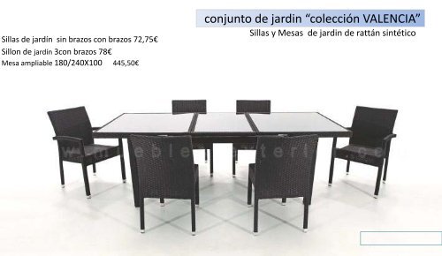 CATALOGO .pdf - Muebles de Jardín