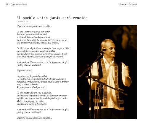 Tour Book - Concierto Intimo