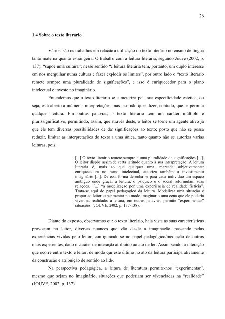 o texto literário no ensino de espanhol como língua ... - UERN