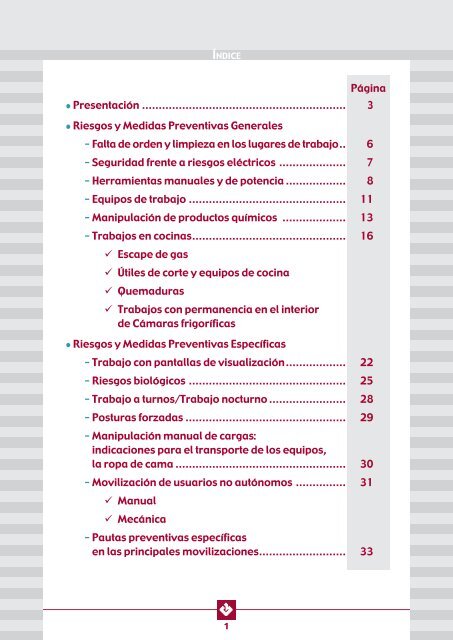 Manual de Seguridad y Salud en RESIDENCIAS para la ... - Fremap