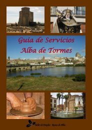 Guía de Servicios Alba de Tormes - Ayuntamiento de Alba de Tormes