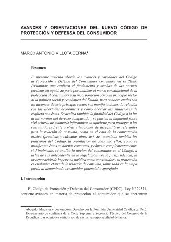 Marco Antonio Villota Cerna - Consulta de Expedientes - Indecopi