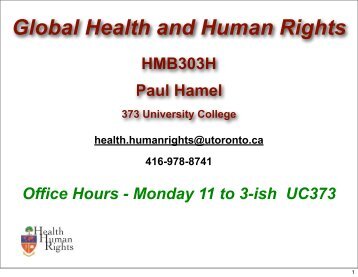 Lecture Slides (pdf) - Human Rights