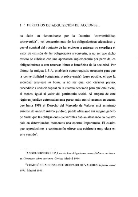 derechos de adquisición de acciones incorporados en wj4rr4nts