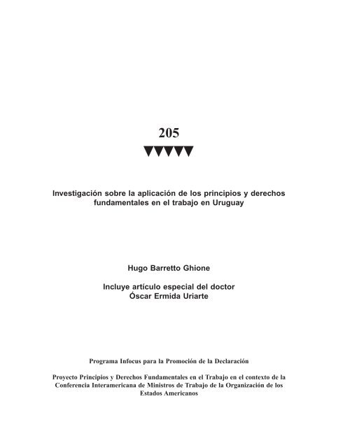 Investigación sobre la aplicación de los principios y derechos ...