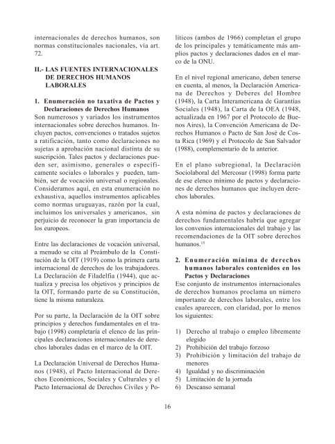 Investigación sobre la aplicación de los principios y derechos ...