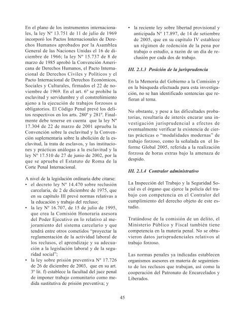 Investigación sobre la aplicación de los principios y derechos ...