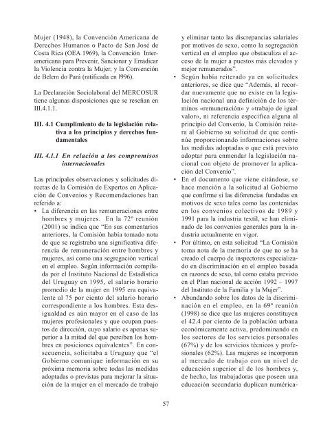 Investigación sobre la aplicación de los principios y derechos ...