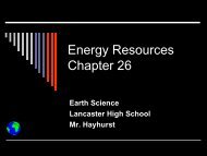 Energy Resources Chapter 26