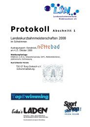 Protokoll - SC Delphin Salzgitter eV