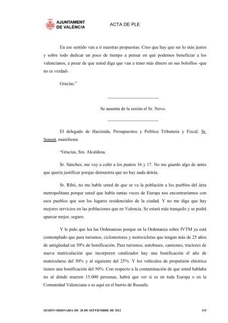 acta en formato pdf - Ajuntament de València