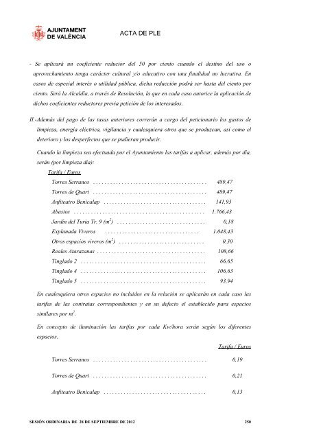 acta en formato pdf - Ajuntament de València