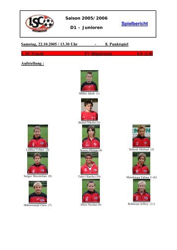 Spielbericht - 1. SC Feucht