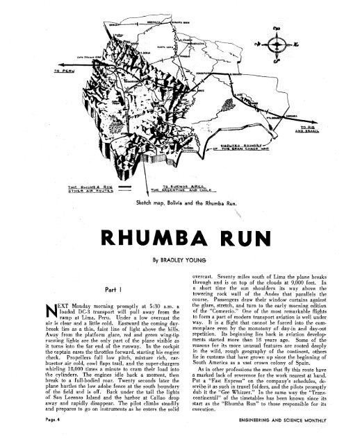 Rhumba Run—Part 1 - Engineering & Science