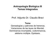 Antropología Biológica III Temas Integrados