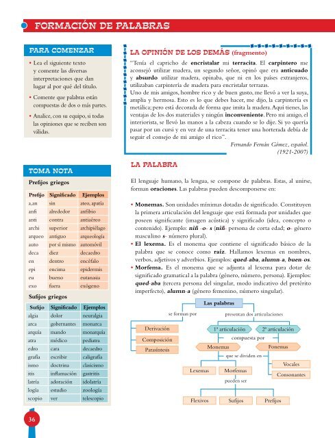 Libro de Texto Español 9 - Secretaría de Educación