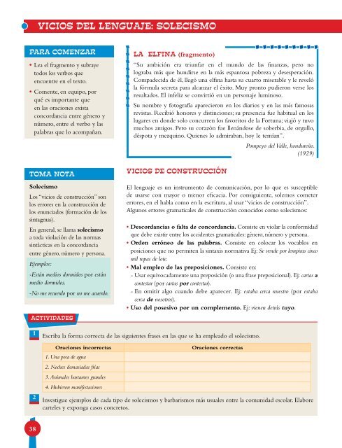 Libro de Texto Español 9 - Secretaría de Educación