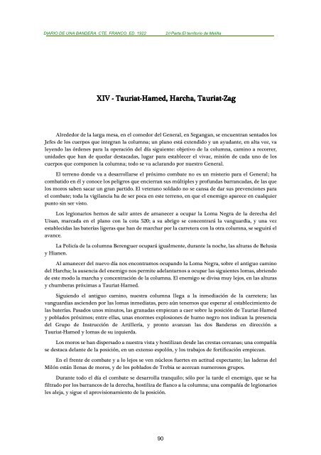 Diario de una Bandera-Comandante Franco - Zona Nacional