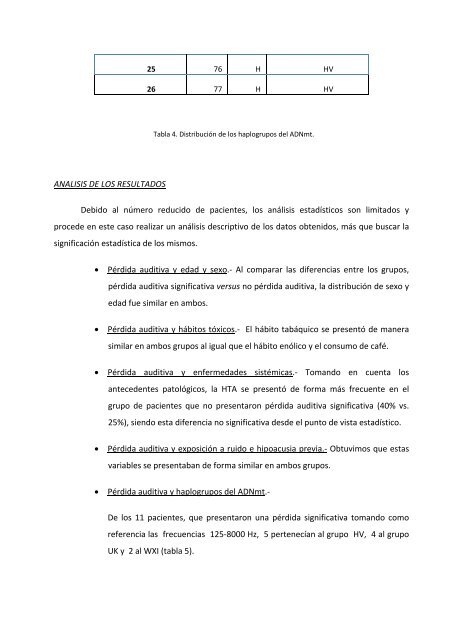 Estudio de los factores mitocondriales y ambientales que - Recercat