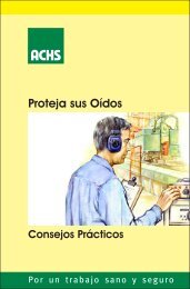 Proteja sus oídos - ACHS