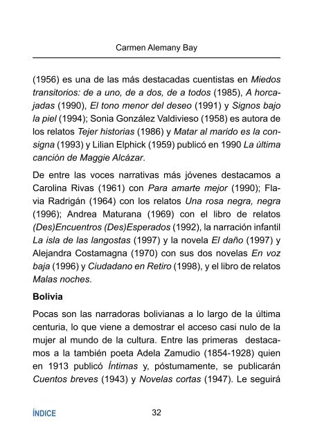 Muestrario de narradoras hispanoamericanas del siglo XX: mucho ...