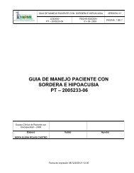 Guía de manejo pacientes con sordera o hipoacusia