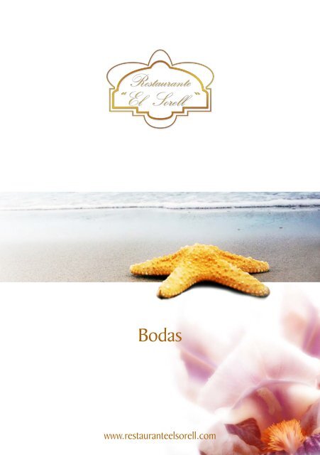 menu bodas sorell.indd - Restaurante El Sorell