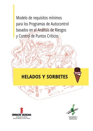 helados y sorbetes - Conselleria de Sanitat - Generalitat Valenciana