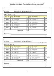 Spielberichte Main-Taunus-Schachvereinigung UV7 9.Runde ...