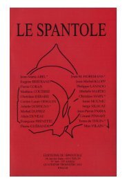 Le Spantole - Le Site de Serge Muscat