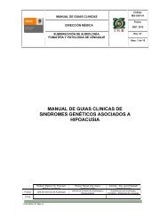 guias clinicas de sindromes genéticos asociados a hipoacusia