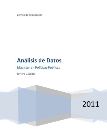 J. Vásquez, Análisis de Datos - Centro Microdatos