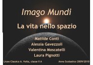 La vita nello spazio - Laboratorio di Geomatica