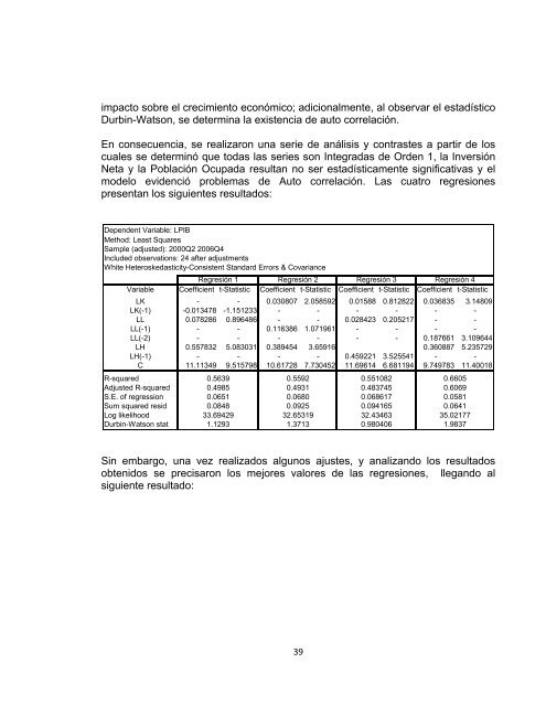 impacto del capital humano en el crecimiento econmico ... - Biblioteca