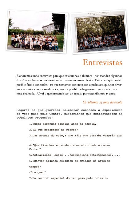 Revista XXV Aniversario CEIP Sofía Casanova