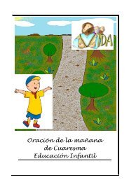 Oración de la mañana de Cuaresma Educación Infantil - 'sagrado ...