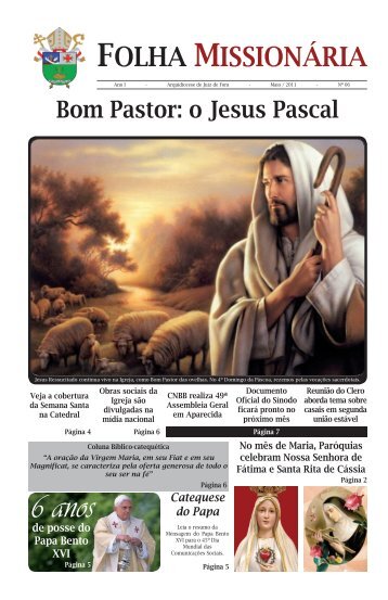 Folha Missionária - 6ª Edição.indd - Arquidiocese de Juiz de Fora