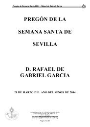 Texto del Pregón en formato PDF - Consejo General de ...