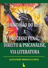 Jurisdição do Real x Controle Penal: Direito & Psicanálise, via ...