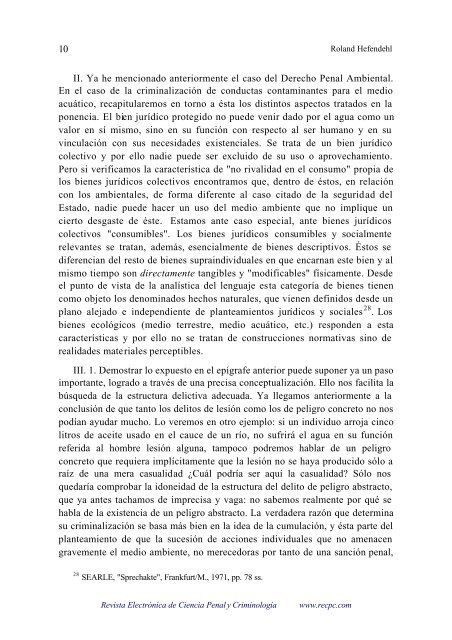 ¿debe ocuparse el derecho penal de riesgos futuros? - Criminet