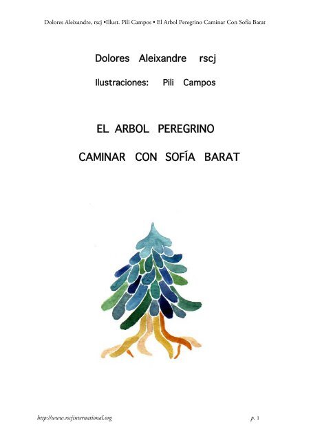 el arbol peregrino caminar con sofía barat - RSCJ International