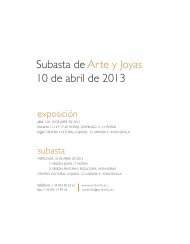 Subasta de Arte y Joyas 10 de abril de 2013 - Arte, Información y ...
