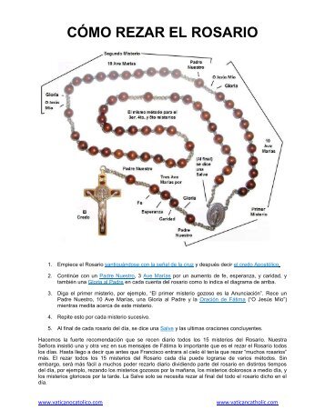 Cómo Rezar el Santo Rosario [PDF] - Vaticanocatolico.com