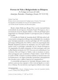 Formas de Vida e Religiosidade na Diáspora. As - Cátedra de ...