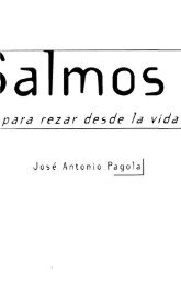 Pagola. Salmos para rezar desde la vida