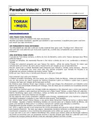 Parashat Vaiechi - 5771 TORAH –M@IL - torah mail