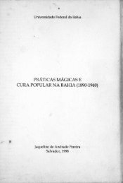 PEREIRA, Jaqueline de Andrade. Práticas Mágicas e Cura Popular ...