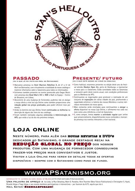 Matt Paradise - Associação Portuguesa de Satanismo