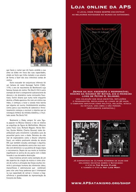 Matt Paradise - Associação Portuguesa de Satanismo
