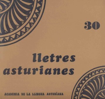 Lletres Asturianes, 30 - Academia de la Llingua Asturiana